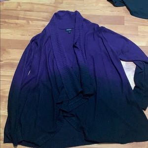 Torrid size 1 knit jacket ombré style super cute